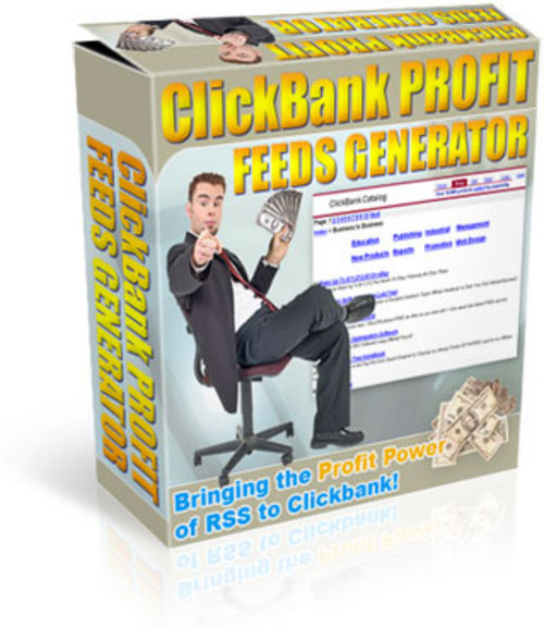 Product picture Clickbank Profit Feeds Generator + 25 FREE Reports ( Bargain Hunter Warehouse )
