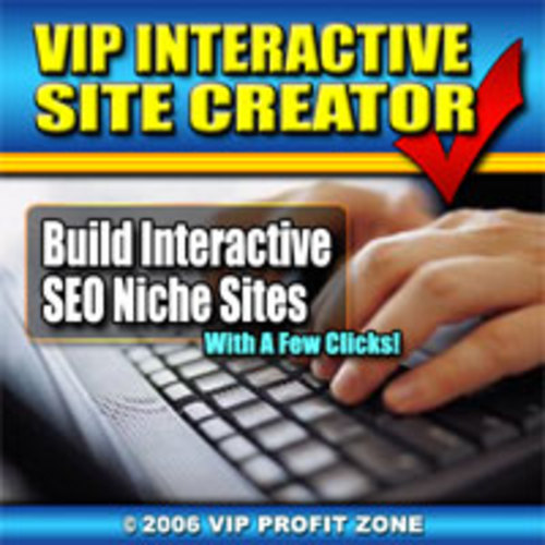 Product picture VIP Interactive Site Creator Build Interactive SEO Niche Sites With A Few Clicks + 25 FREE Reports ( Bargain Hunter Warehouse )