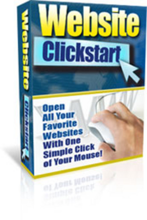 Product picture Website Clickstart Pack With One Simple Click of Your Mouse + 25 FREE Reports ( Bargain Hunter Warehouse )