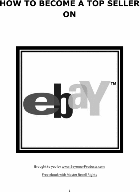 Product picture Top eBay Seller Secrets Easy OPEN .jpg file