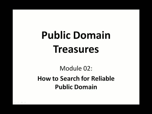 Product picture Public Domain Treasures. Lesson 2 of 4.