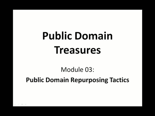 Product picture Public Domain Treasures. Lesson 3 of 4.